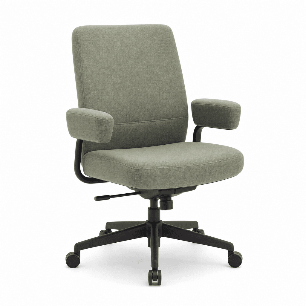 Clearback Upholstered Task Chair studio product photograph